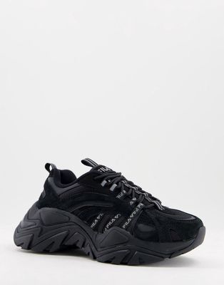 Fila interation sneakers in black