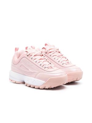 Fila Kids Disruptor chunky-sole sneaker - Pink