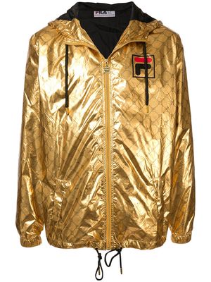 Fila lightweight hooded jacket - Gold