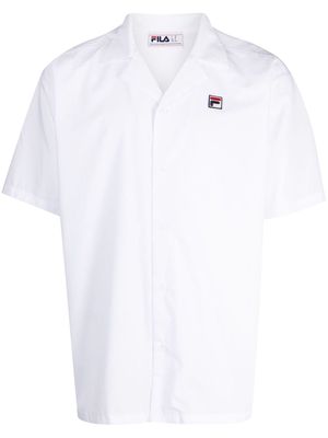 Fila logo-patch short-sleeve shirt - White