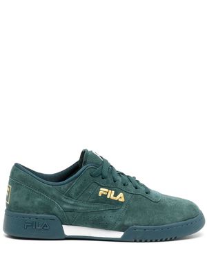 Fila logo-print low-top sneakers - Green