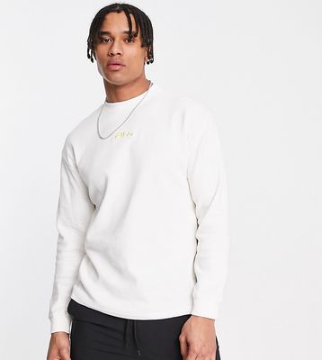 Fila long sleeve T-shirt in off white Exclusive to ASOS