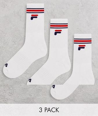 Fila socks in white