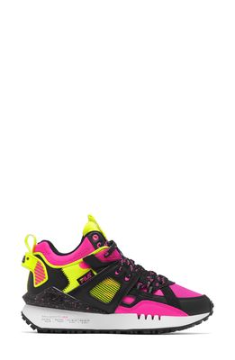 FILA Spectra Athletic Shoe in Black /White /Pink Glo