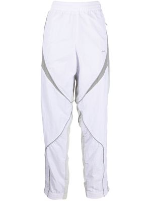 Fila striped-edge slip-on track pants - White