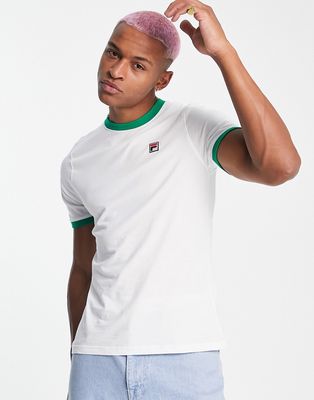 Fila t-shirt with logo in white and green