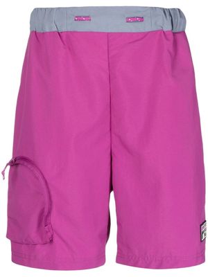 Fila two-tone knee-length shorts - Purple