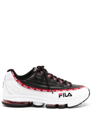 Fila two-tone lace-up sneakers - White