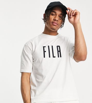 Fila Unisex heritage t-shirt in off white