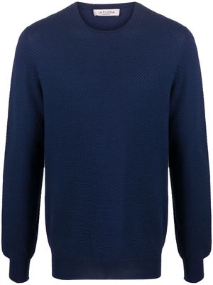 Fileria cotton knitted jumper - Blue