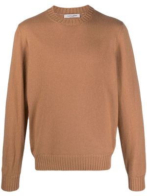 Fileria crew-neck cashmere jumper - Brown