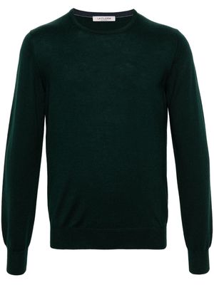 Fileria crew-neck virgin wool jumper - Green