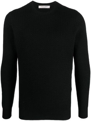 Fileria crew-neck wool jumper - Black