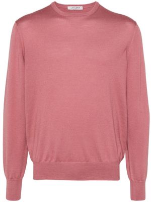 Fileria crew-neck wool jumper - Pink