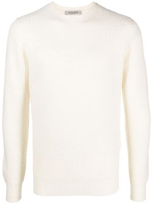 Fileria crew-neck wool jumper - White