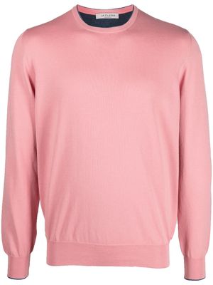 Fileria elbow-patch knit jumper - Pink