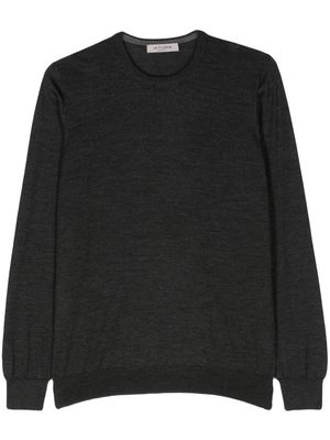 Fileria fine-knit brushed jumper - Grey