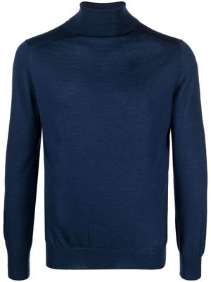 Fileria fine-knit cashmere-silk blend jumper - Blue