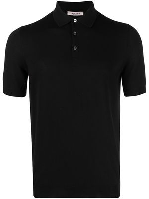 Fileria piqué cotton polo shirt - Black