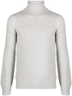 Fileria roll-neck virgin wool jumper - Grey