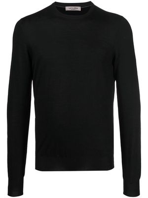 Fileria round-neck knit jumper - Black