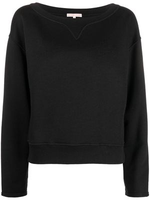 Filippa K boat-neckline detail sweatshirt - Black