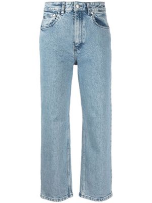 Filippa K Briony straight-leg cropped jeans - Blue