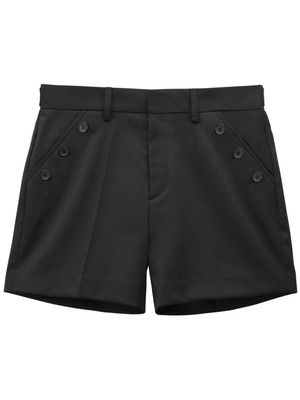 Filippa K button-fastening short shorts - Black