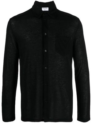 Filippa K button-up long-sleeve shirt - Black