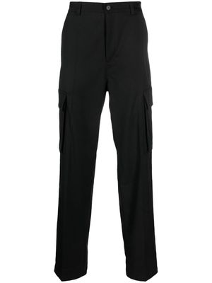 Filippa K cargo-pocket wool trousers - Black