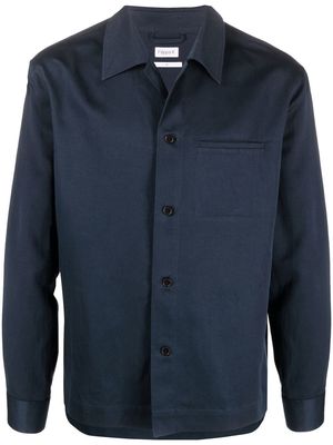 Filippa K chest patch-pocket overshirt jacket - Blue