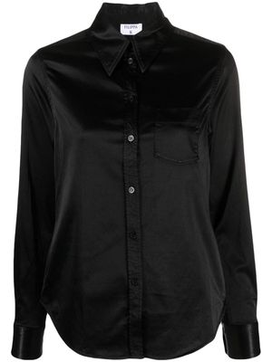 Filippa K classic-collar long-sleeve shirt - Black