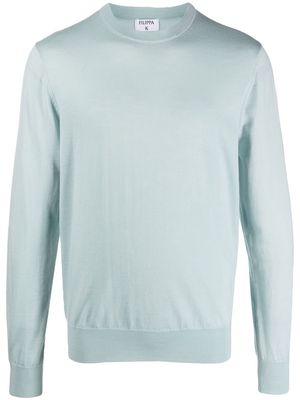 Filippa K crew neck merino sweater - Blue