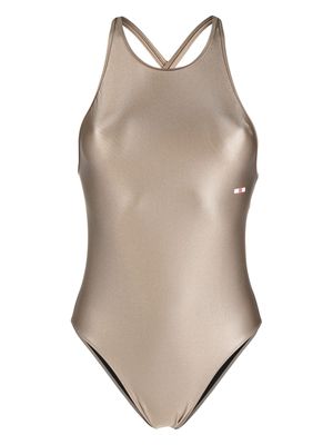 Filippa K criss-cross straps-detail swimwear one piece - Gold