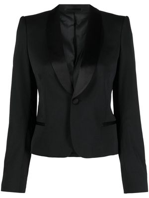 Filippa K cropped tuxedo blazer - Black