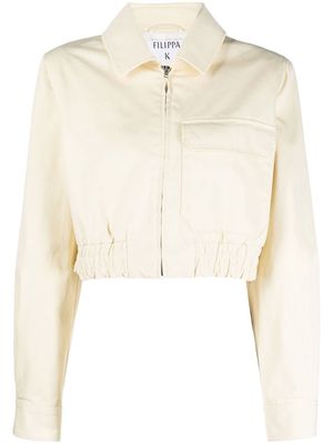 Filippa K cropped zip-up jacket - Neutrals