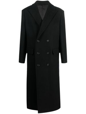 Filippa K double-breasted long coat - Black