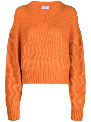 Filippa K drop-shoulder chunky-knit jumper - Orange