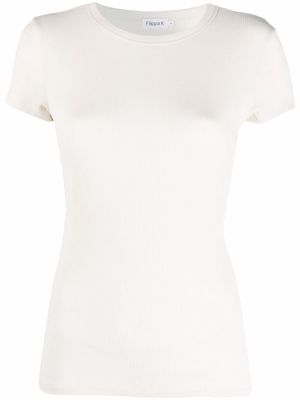 Filippa K fine ribbed T-shirt - Neutrals