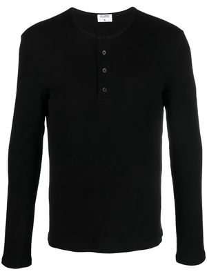 Filippa K Henley long-sleeved T-shirt - Black