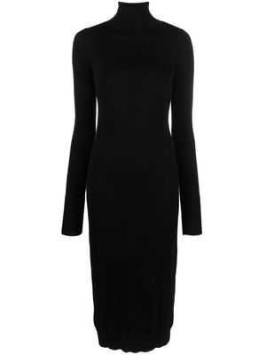 Filippa K high-neck knitted maxi dress - Black
