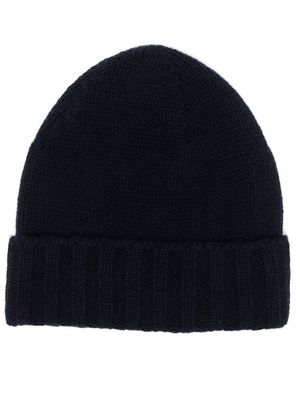 Filippa K knitted beanie hat - Blue