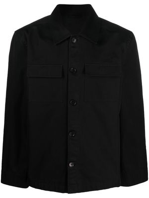 Filippa K long-sleeve button-up shirt jacket - Black