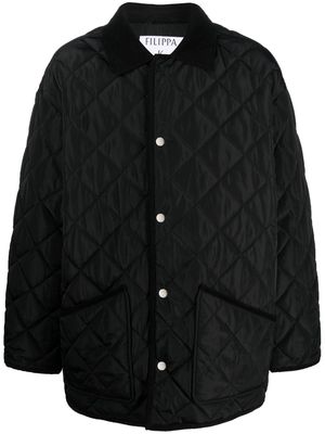 Filippa K long-sleeve quilted jacket - Black