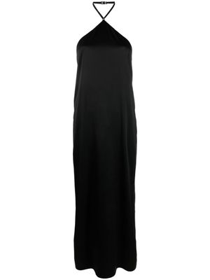 Filippa K low-back satin maxi dress - Black