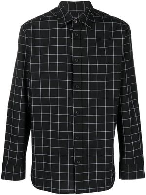 Filippa K M.Rob check-print shirt - Black
