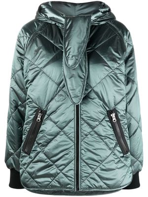 Filippa K Maggie quilted hooded jacket - Green