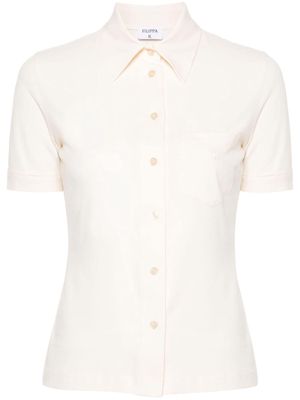 Filippa K monogram-embroidered cotton shirt - Neutrals
