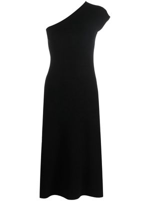 Filippa K one-shoulder knitted dress - Black