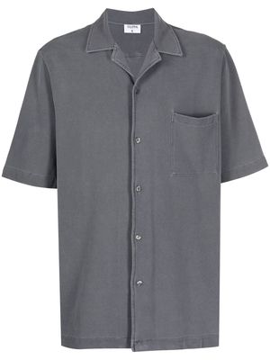 Filippa K pique short-sleeve shirt - Grey